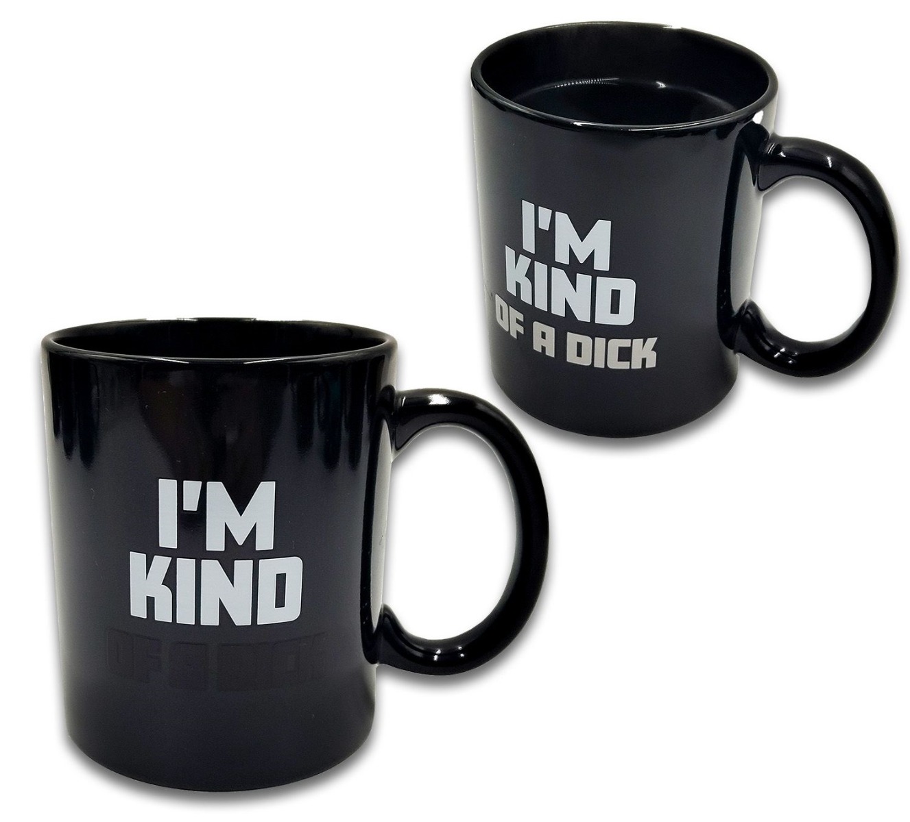 Tasse Kind of a Dick mit Farbwechsel durch Wärme