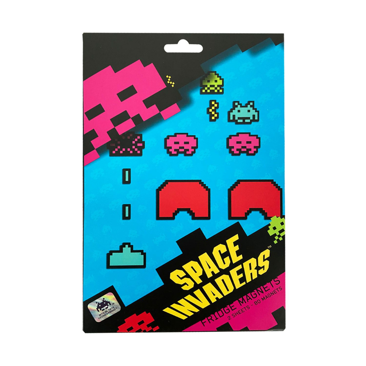 Kühlschrankmagneten Space Invaders 70er Set
