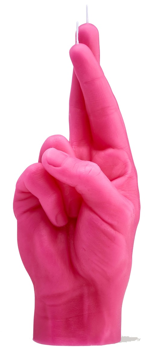 Crossed Fingers Pink