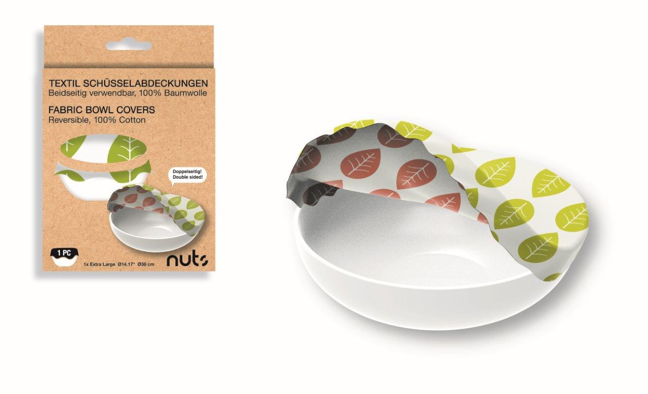 Bowl Cover Vegan XL Blätter
