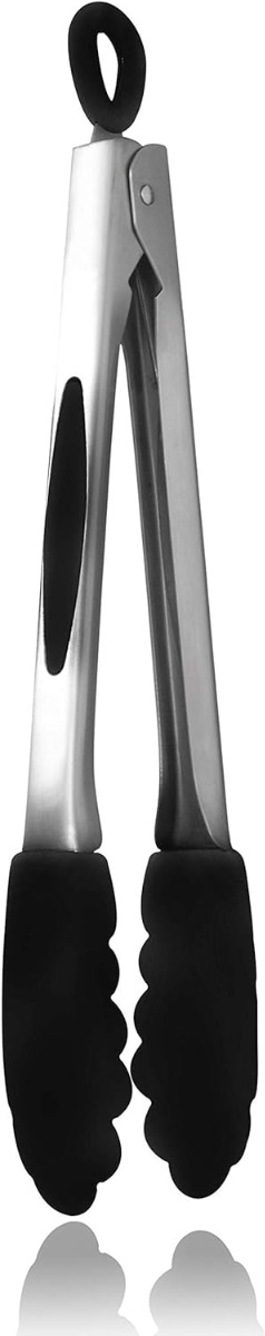 Kochzange Silikon Schwarz