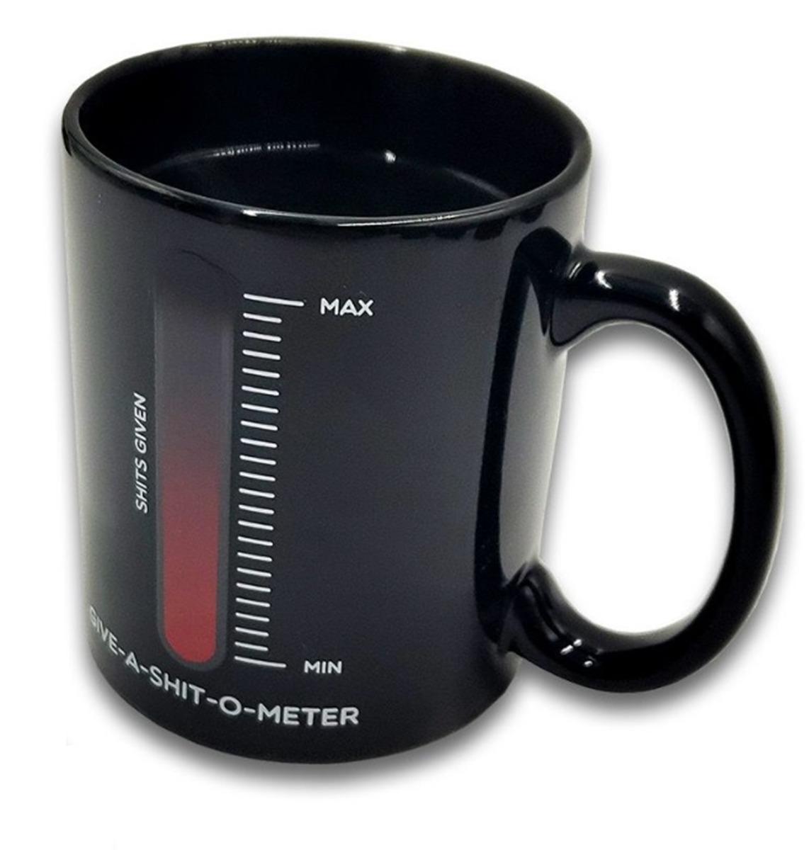 Tasse Give a Shit mit Farbwechsel durch Wärme