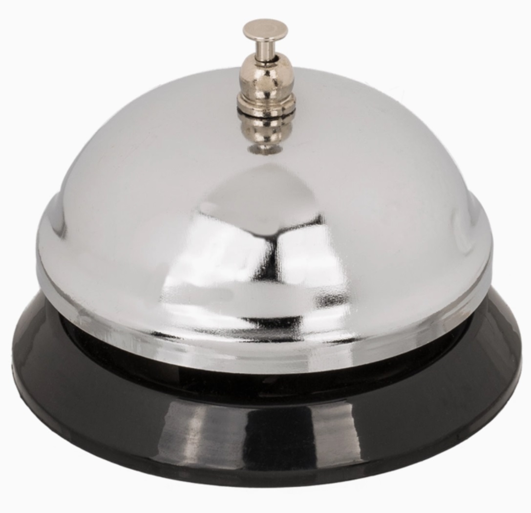 Tischglocke Hotelrezeption