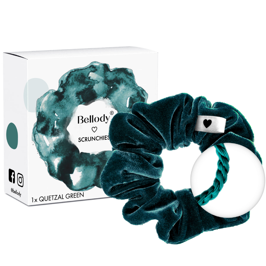 Samt-Scrunchie Grün