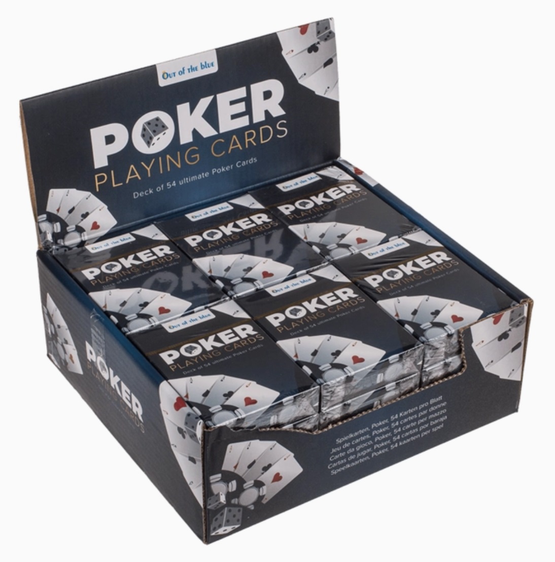 Standard Pokerkarten 54 pro Deck Casinoqualität