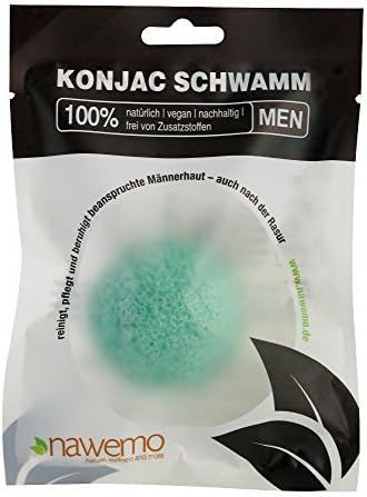 Konjac Schwamm MEN Pfefferminze, für Männerhaut
