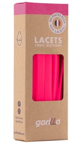 Elastische Schnürsenkel Flexibel Ohne Binden Breit Silikon Neon Rose