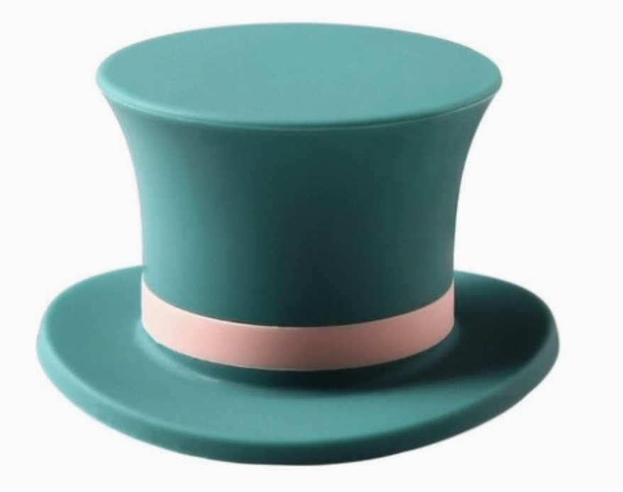 Weinstopper und Verschluss Magic Hat blau