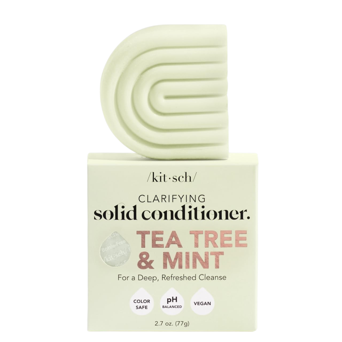 Feste Haarspülung mit Teebaum und Minze