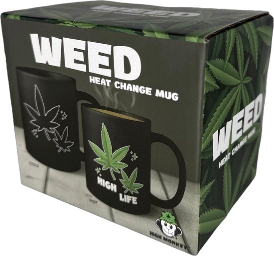 Tasse High Life Weed mit Farbwechsel