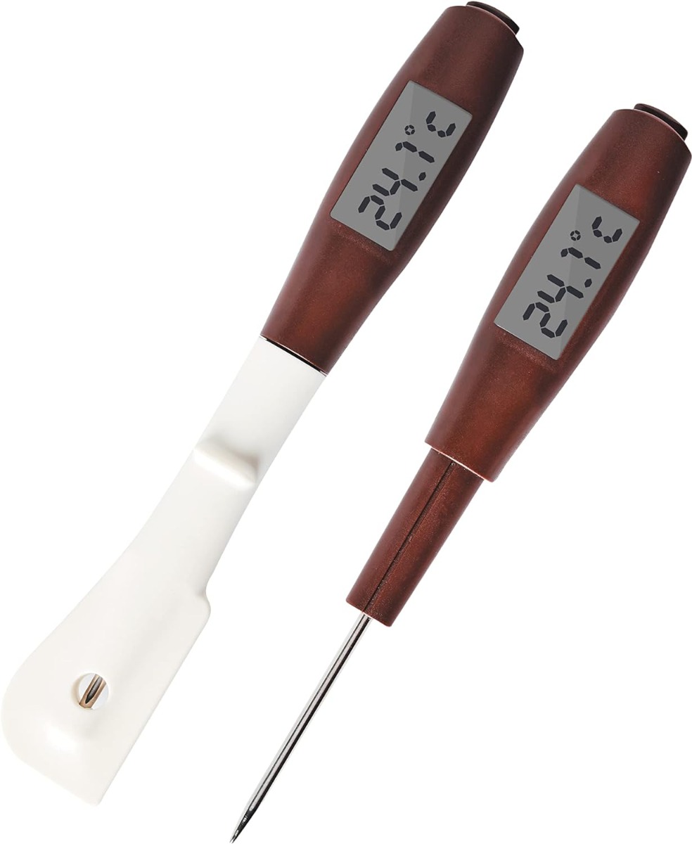 2-in-1 Teigschaber inkl. Thermometer