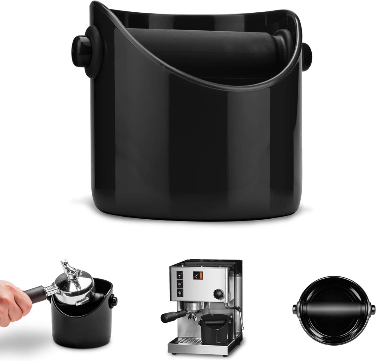 Abklopfbehälter Grindenstein Schwarz