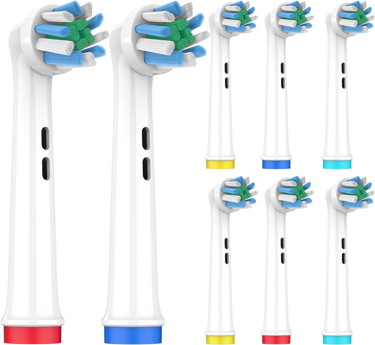 Ersatzbürsten Twist Action Pro kompatibel mit Oral-B 8er Pack