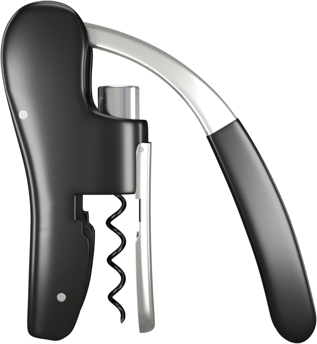 Hebelkorkenzieher schwarz matt