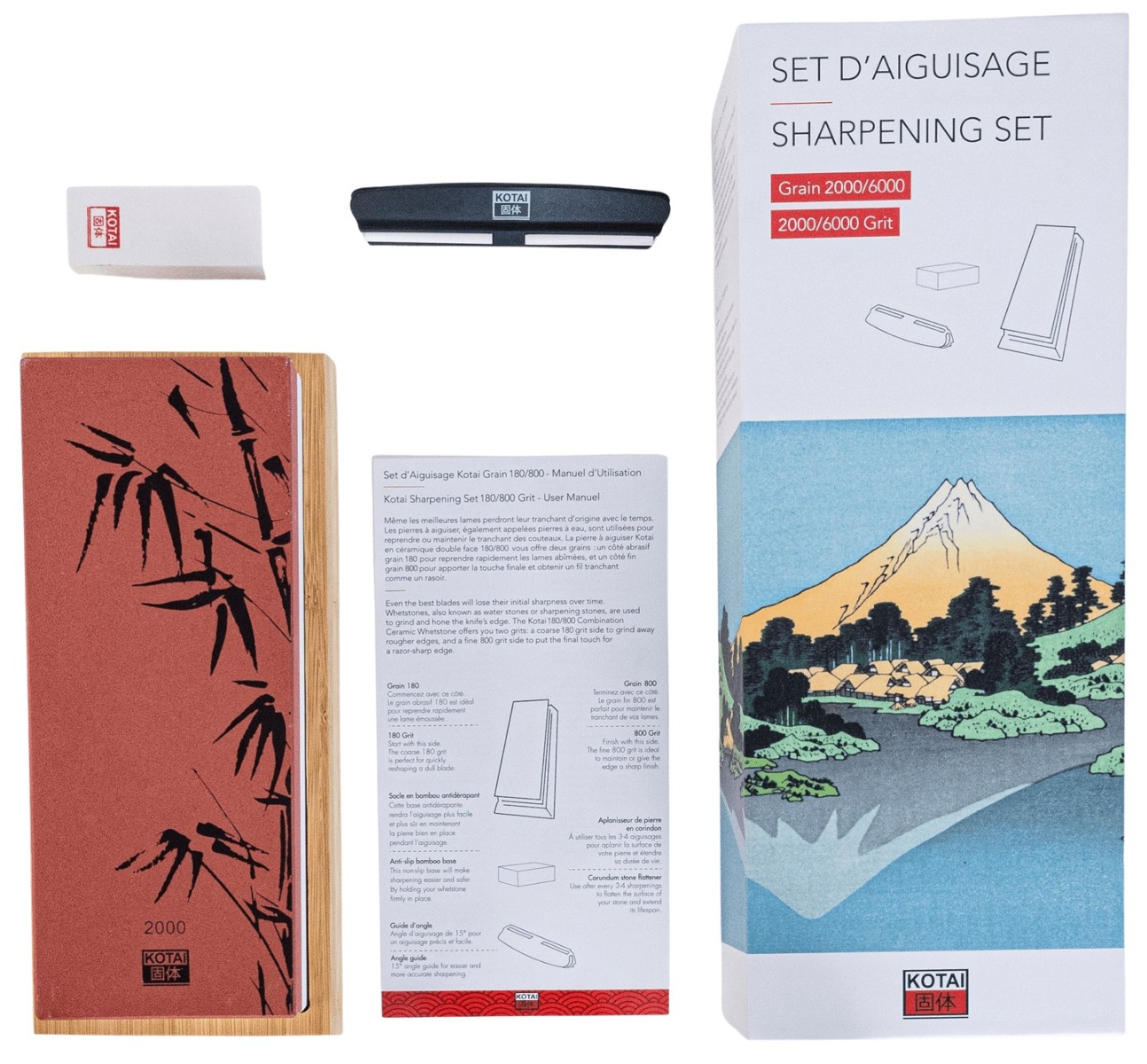 Schleifstein Set 2000/6000 Pakka