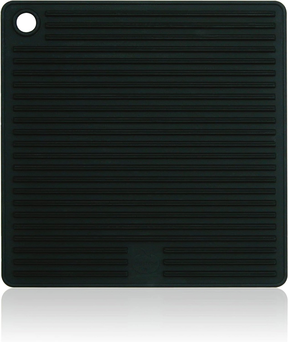 Topflappen Silikon Schwarz