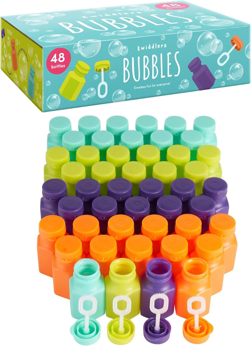 Seifenblasen mini Party Bubble Bottles 48 Stück