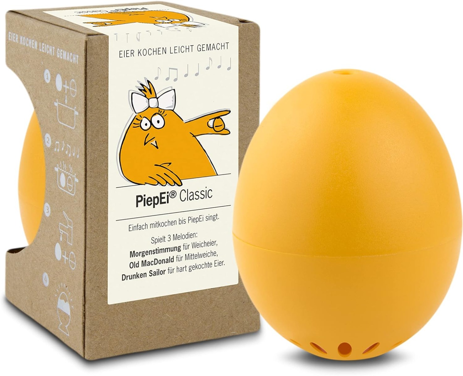 Singende Eieruhr Classic orange