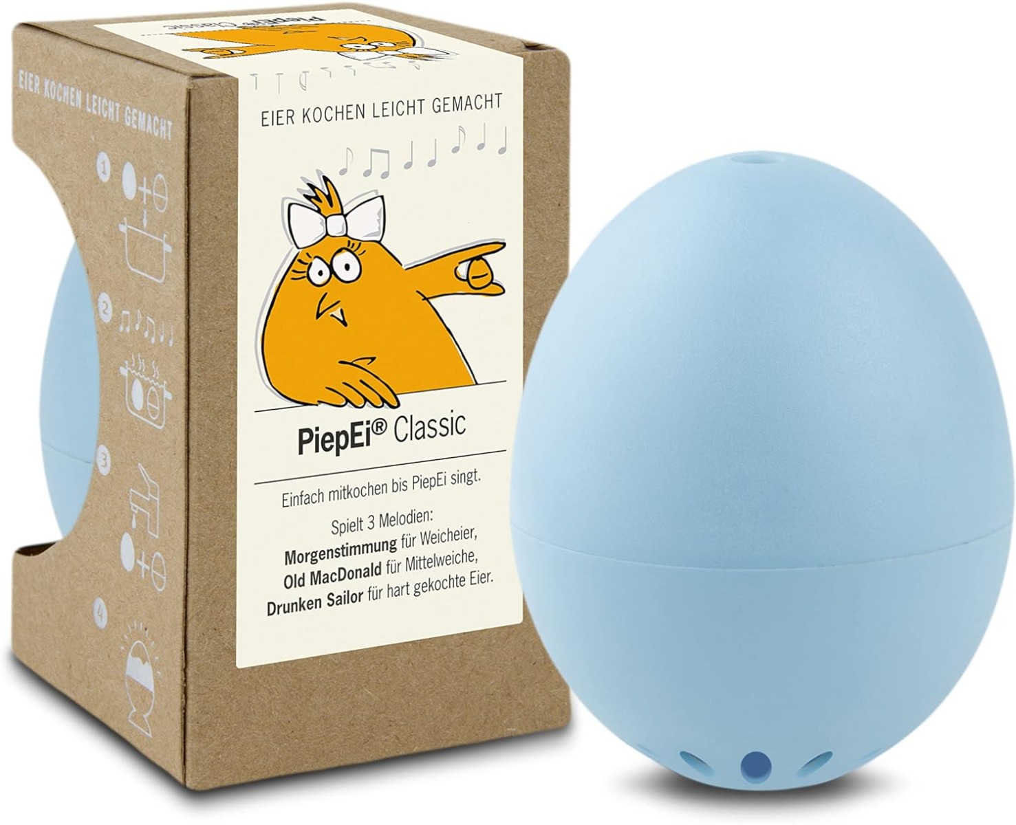 Singende Eieruhr Classic hellblau