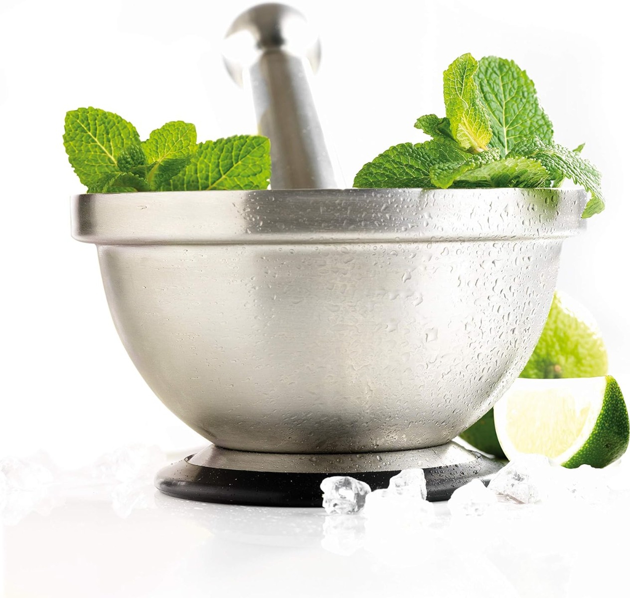 Mörser mit Silikonsockel