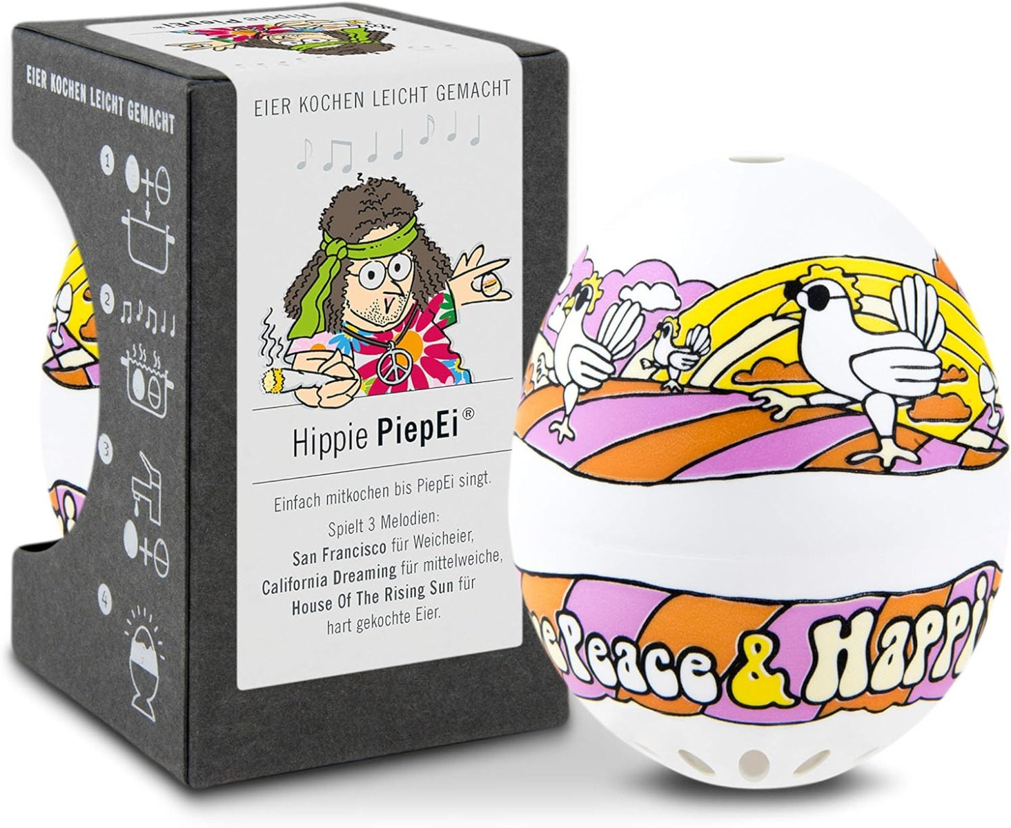 Singende Eieruhr Hippie