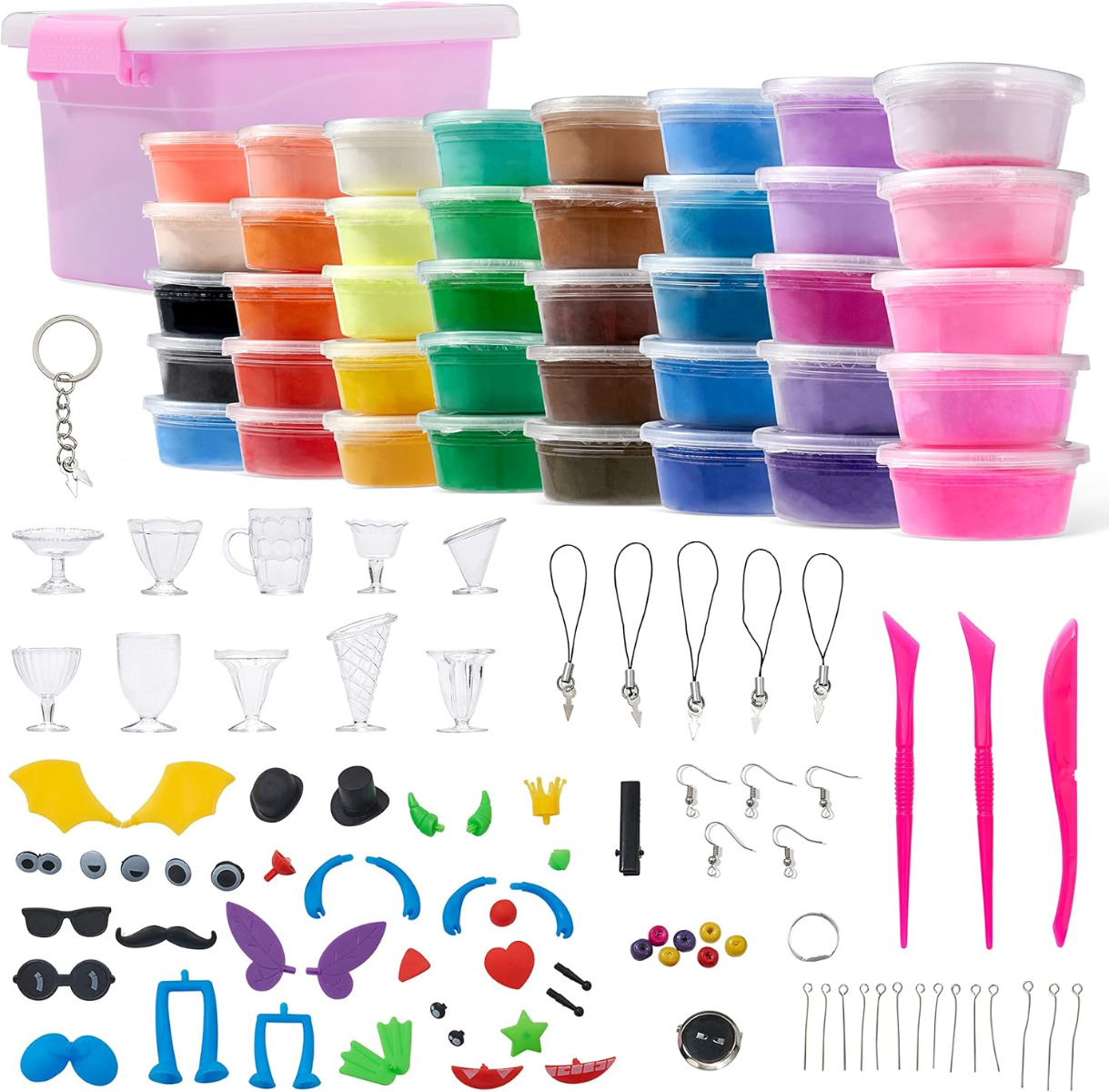 Magic Clay Knete Modellier Kit 40 Stück