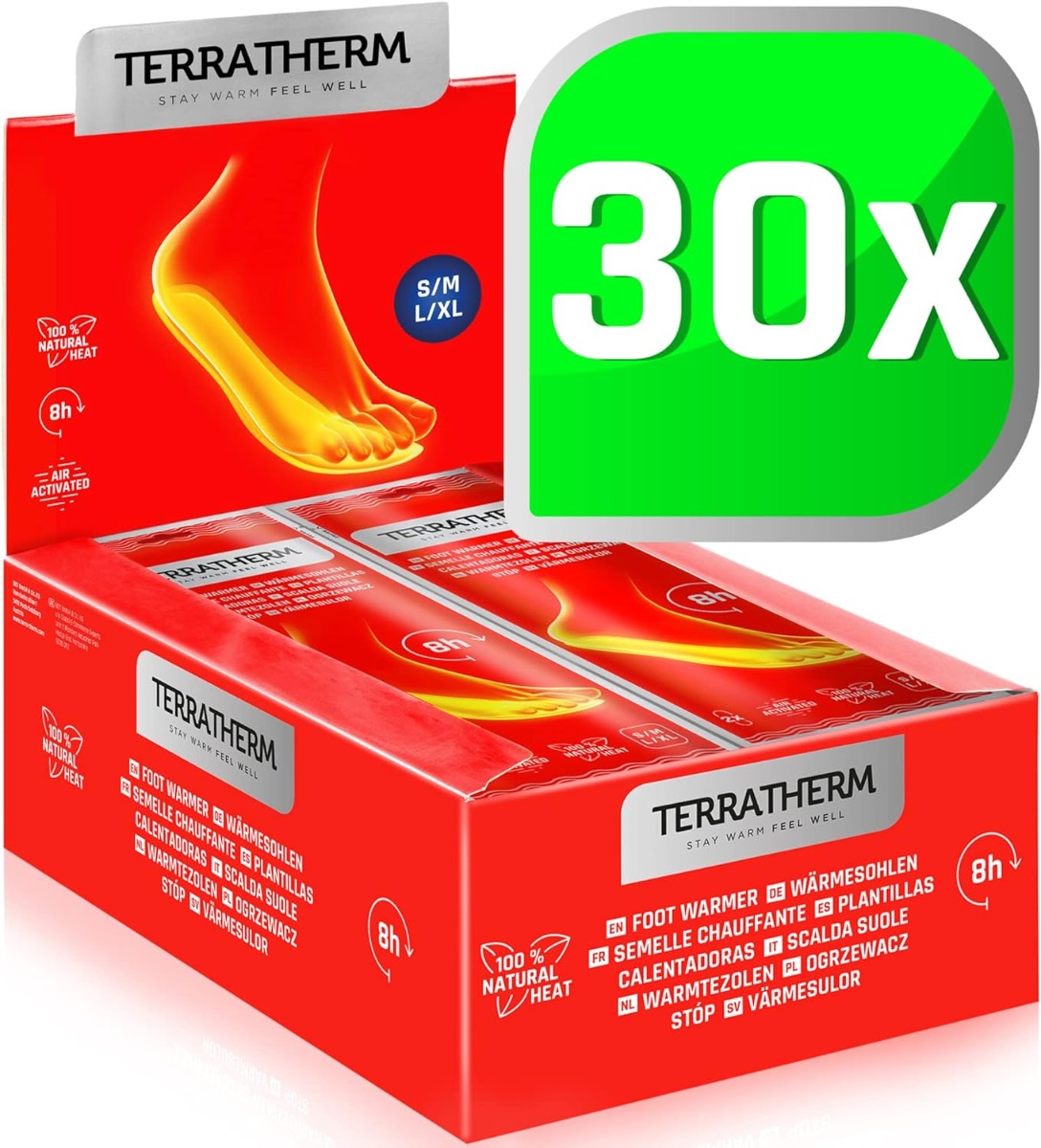 Wärmesohlen 30 Paar Grösse M