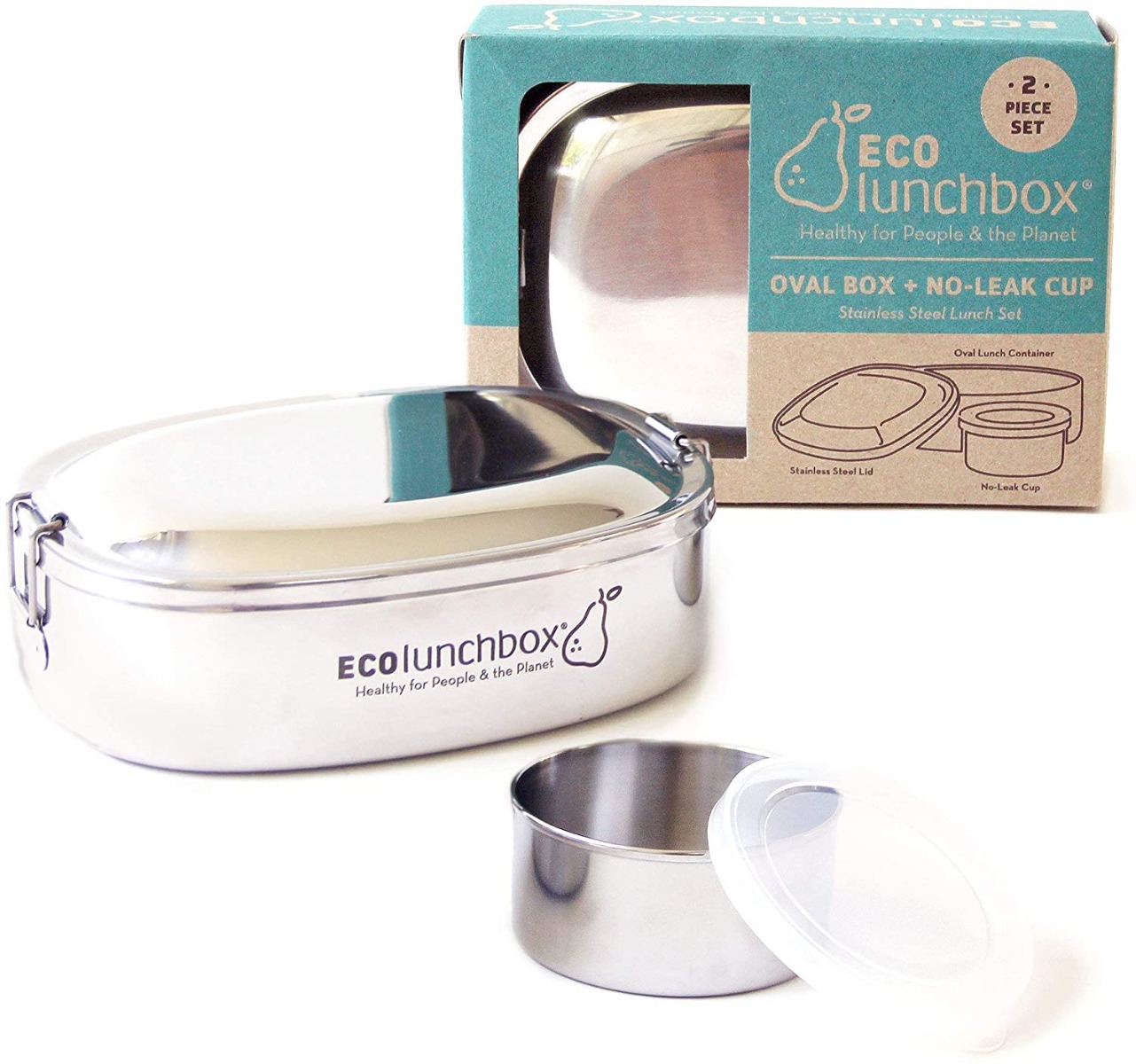 Oval Lunchbox & Snack Cup