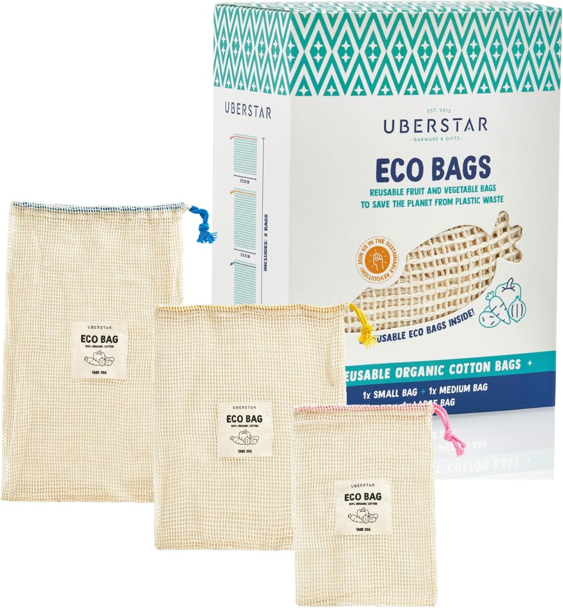 Gemüsebeutel 3er-Set