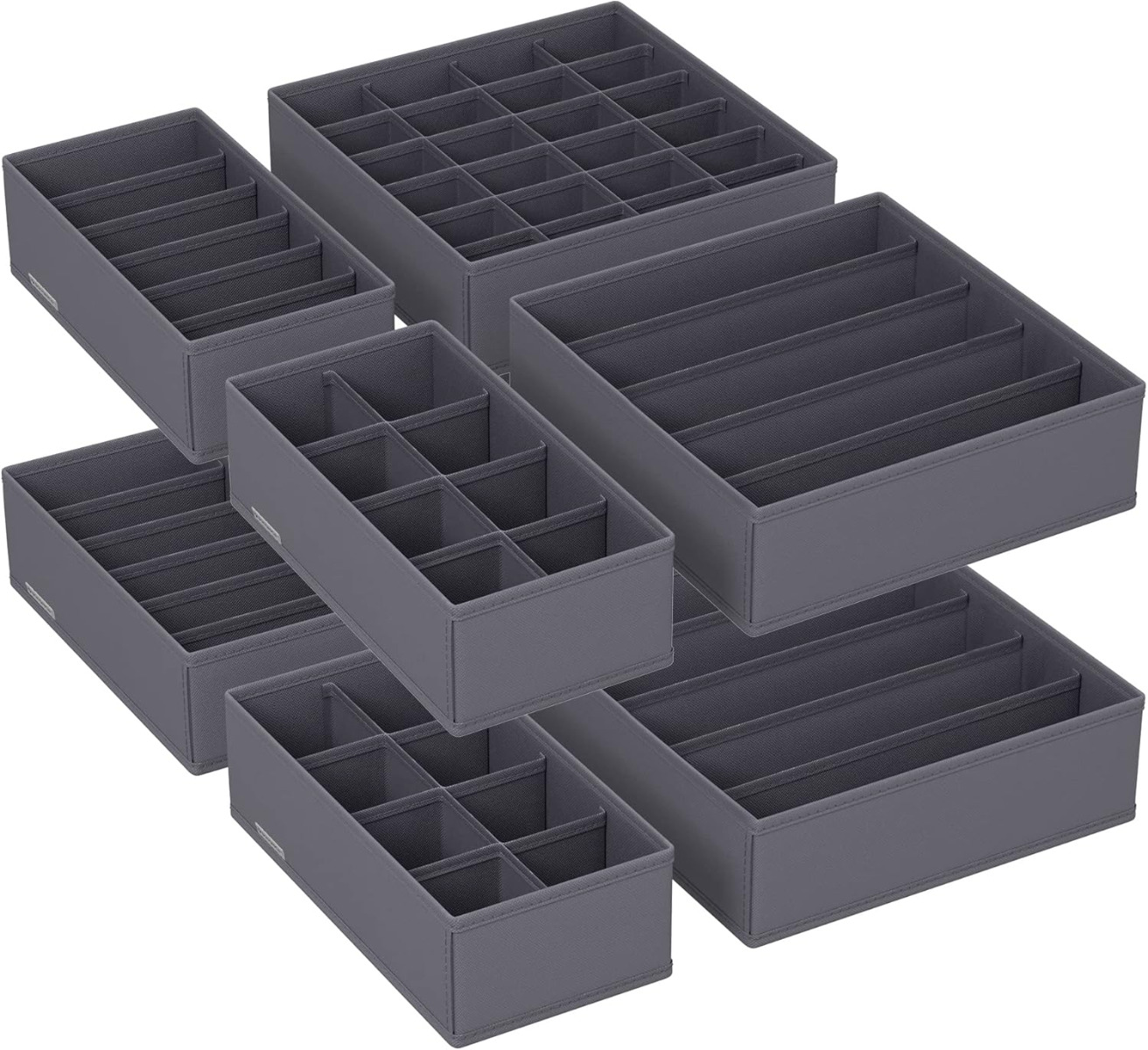 Unterwäsche- & Schubladenorganizer faltbar 8er Set