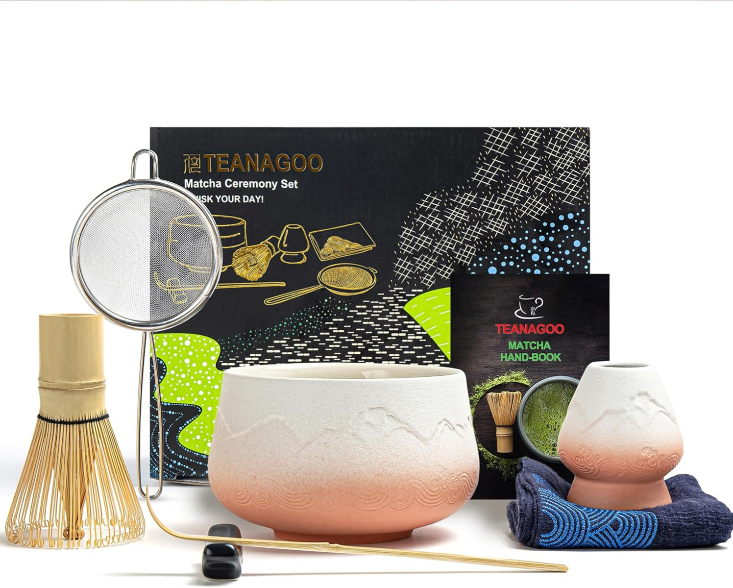 Matcha Set rosa Berg 7-tlg.