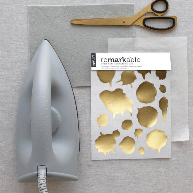 ReMark DIY Flecken zum Aufbügeln Gold 16 Stk.