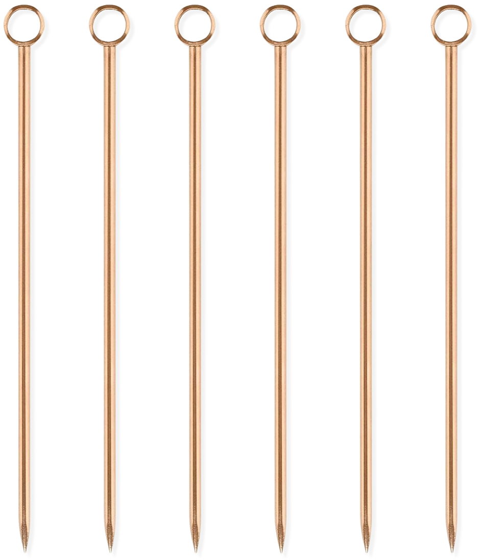 Cocktail-Rührstab 6er-Set Rose Gold