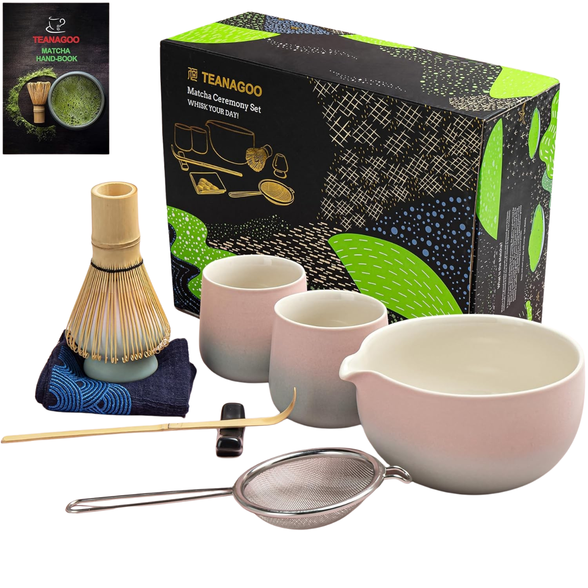 Matcha Set rosa 9-tlg.