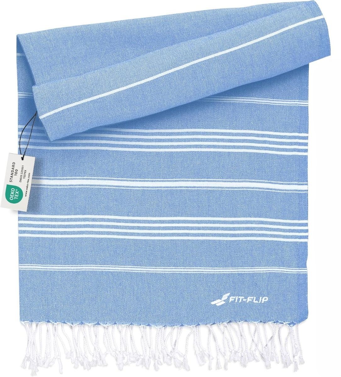 Hamamtuch Baumwolle Recycelt 100x200cm Blue - Sultan