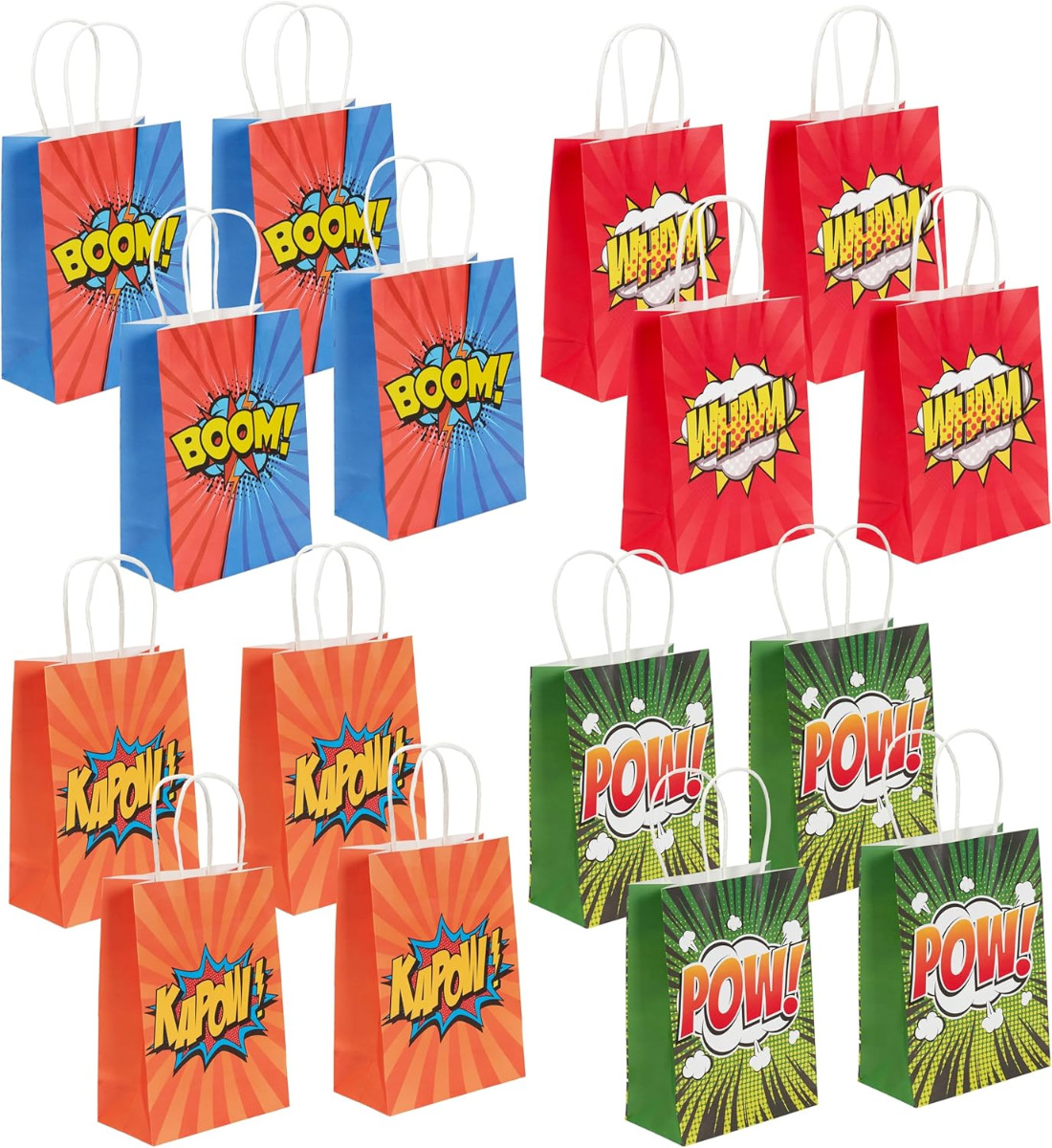 Goodie Bags Superhero 12er-Set