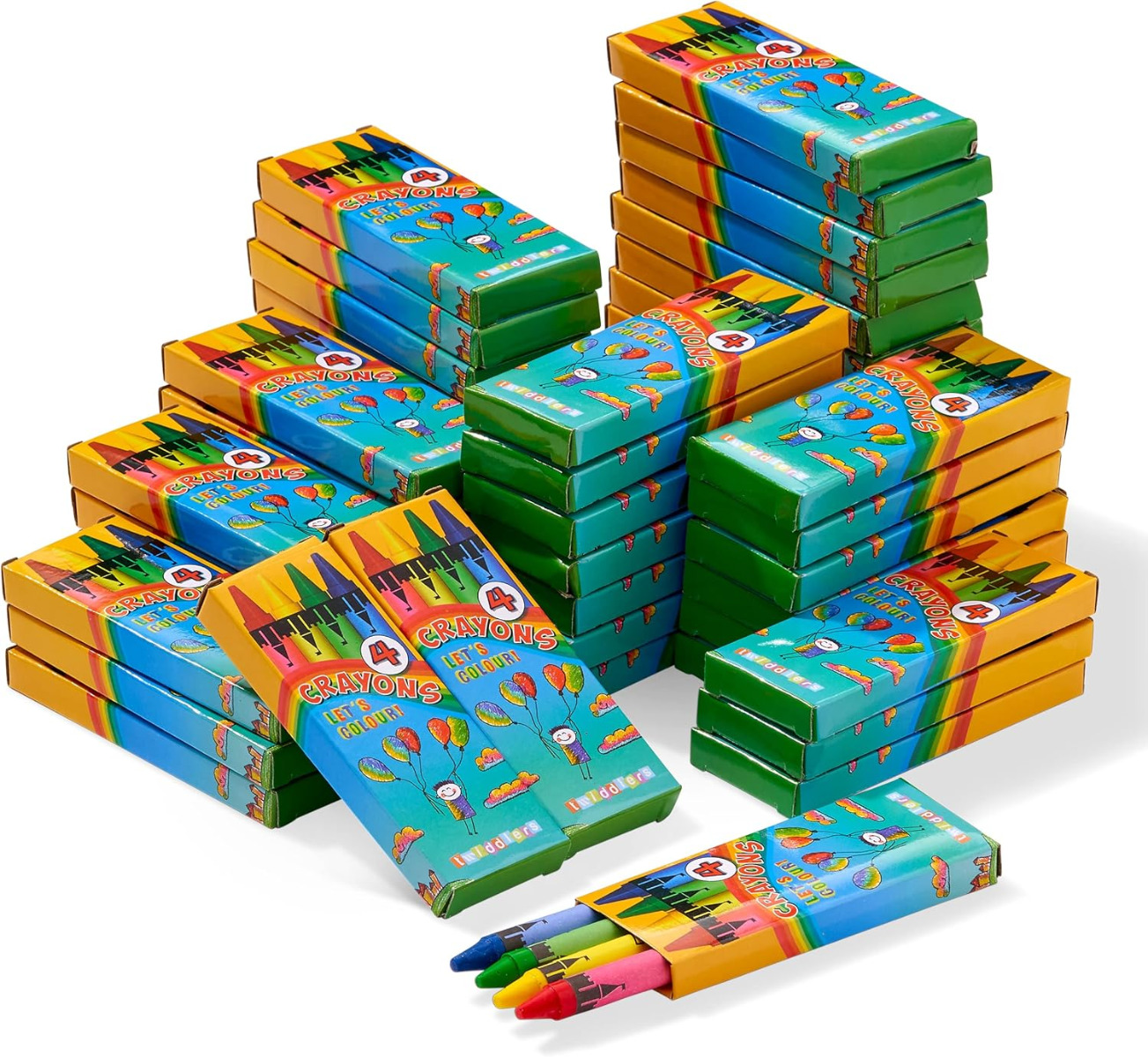 Wachsstifte 4er-Set 50 Stück