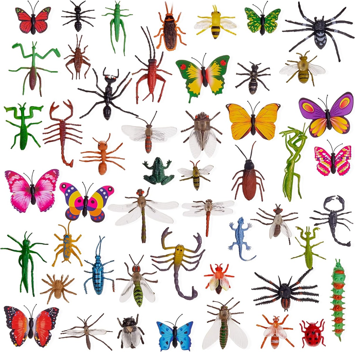Spielzeug Insekten Spielfiguren 50 Stück
