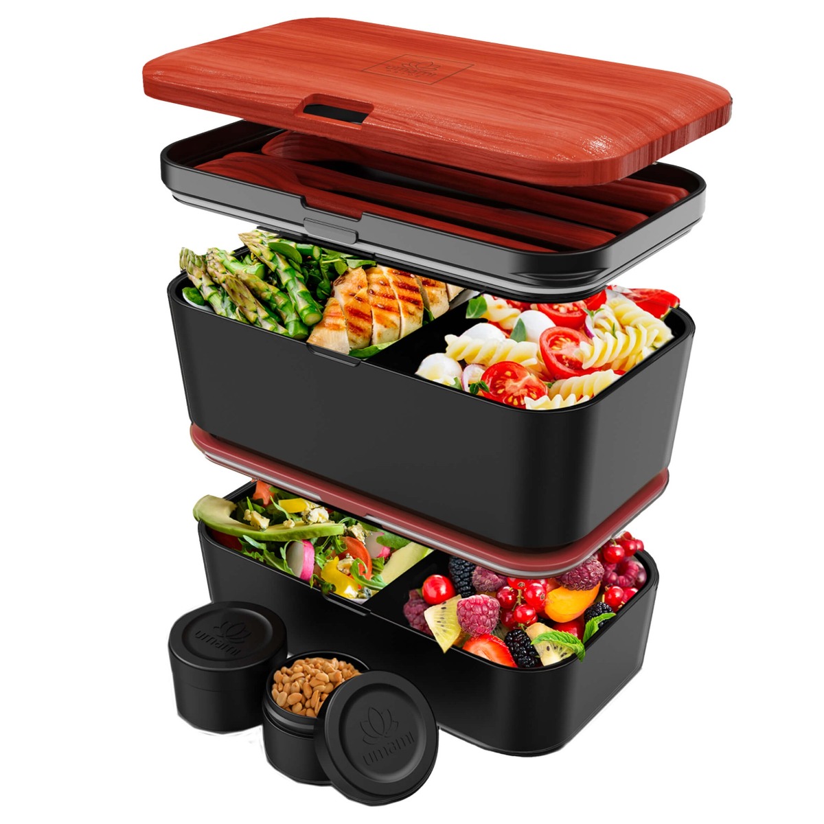 Nestable L Rosewood Black Nestable