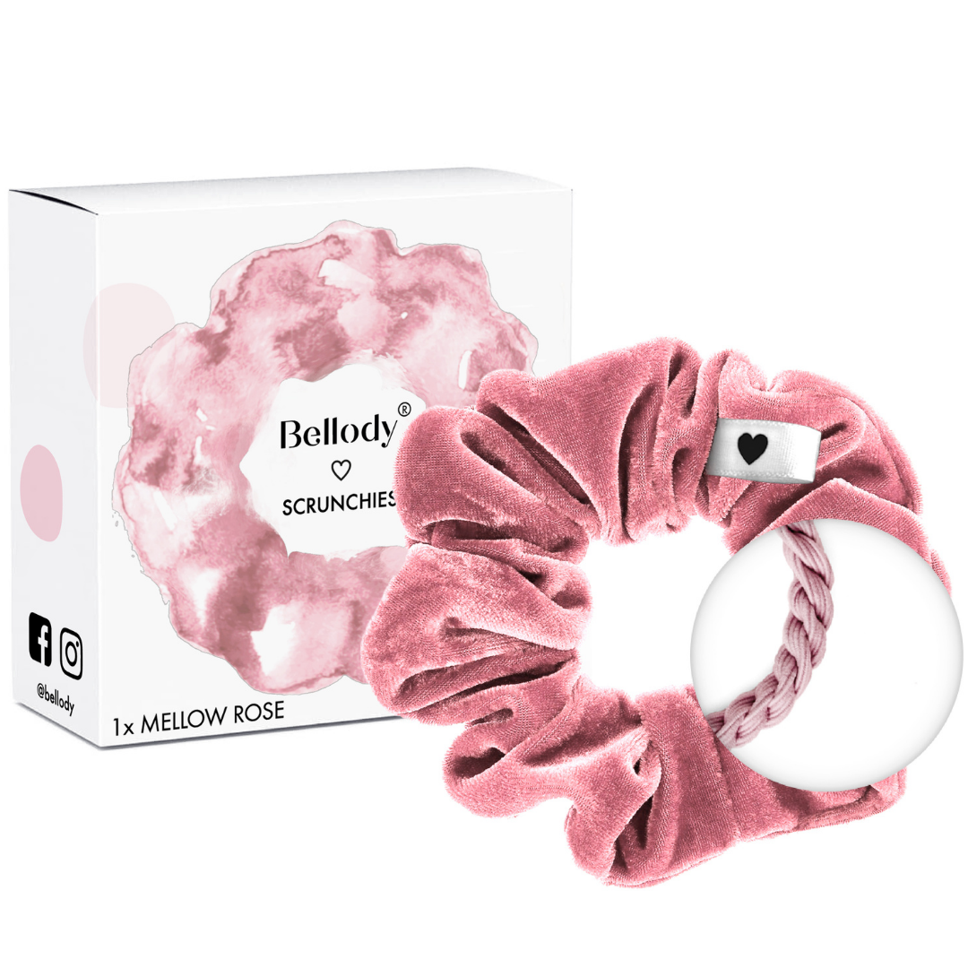 Samt-Scrunchie Rosa