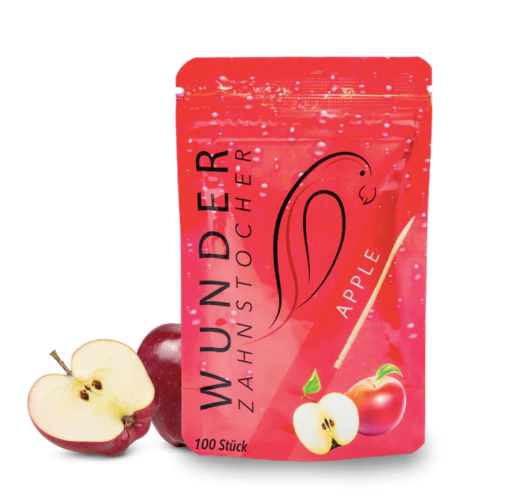 Zahnstocher mit Geschmack Refill Apfel