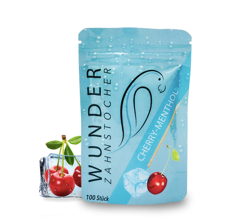 Zahnstocher mit Geschmack Refill Kirsche-Menthol