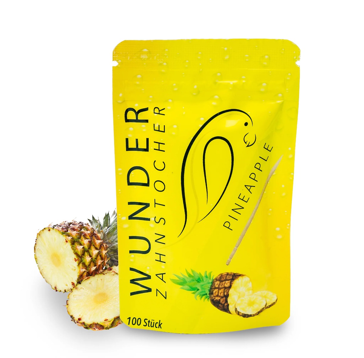 Zahnstocher mit Geschmack Refill Ananas
