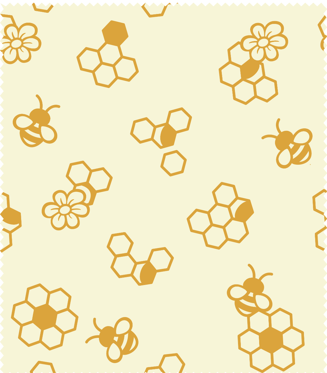 Bienenwachstuch Honey Bee einzeln