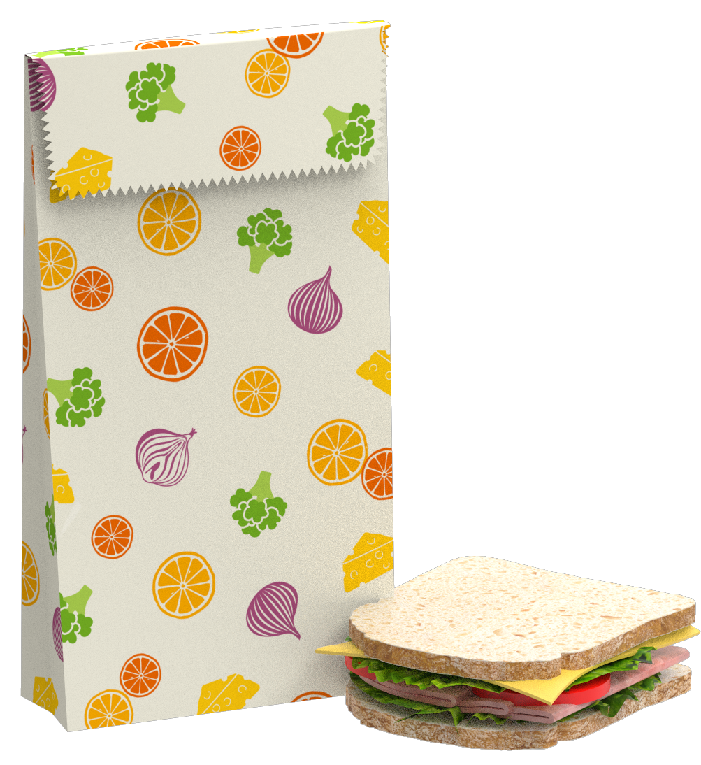 Lunch Bag Früchte Gemüse