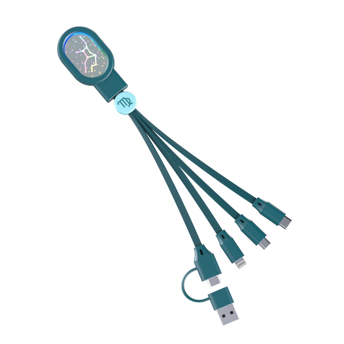 Universal Ladekabel 4in1 - Sternzeichen Skorpion