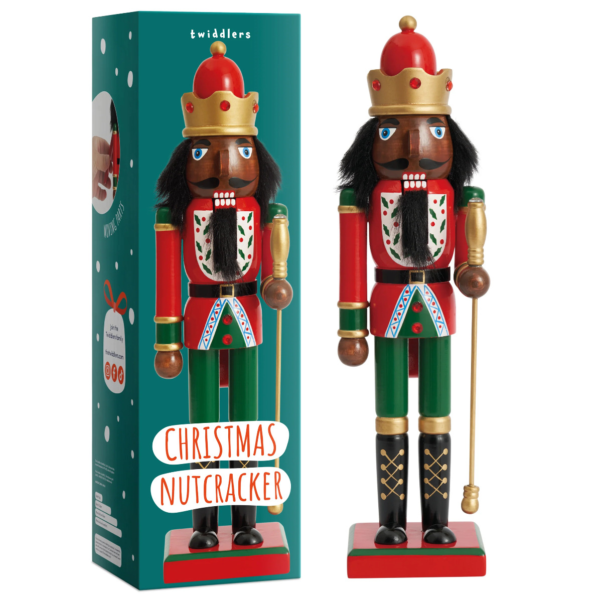 Weihnachts-Nussknacker Soldat King 30cm