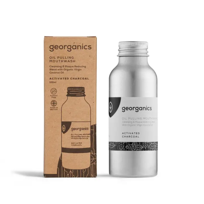 Ölziehen Mundwasser Holzkohle 100ml