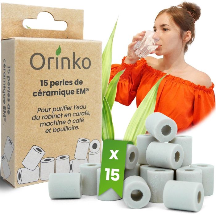 Keramikperlen Wasserreiniger 15er-Pack Grau