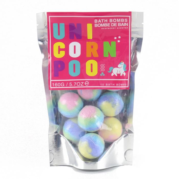 Badebomben Unicorn Poo Mit Himbeerduft